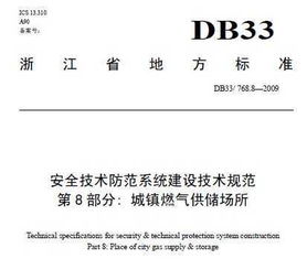 城镇燃气供储场所安全技术防范系统设计要点分析——基于DB33 768.8 2009标准的实践应用